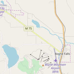 Map of Boyne Mountain