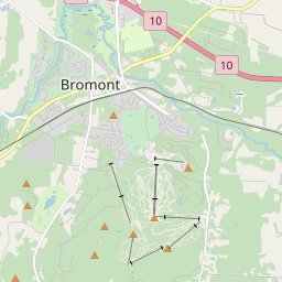 Map of Bromont