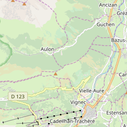 Map of Saint-Lary Soulan