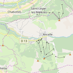 Map of Ancelle