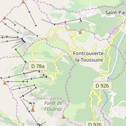 Map of Les Sybelles
