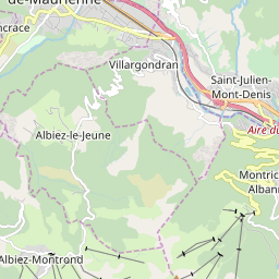 Map of Albiez Montrond