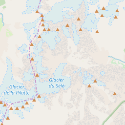 Map of Pelvoux - La Vallouise