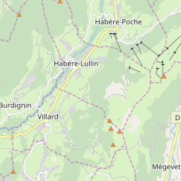 Map of Bellevaux-Hirmentaz