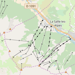 Map of Serre Chevalier