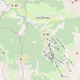 Map of Les Orres