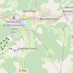 Map of Pra Loup