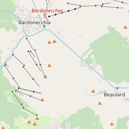 Map of Bardonecchia