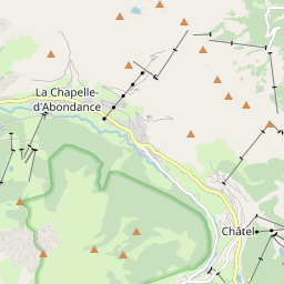 Map of Châtel