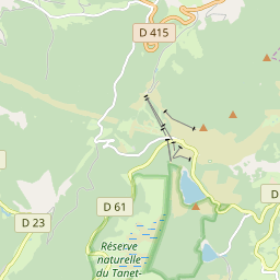 Map of Lac Blanc
