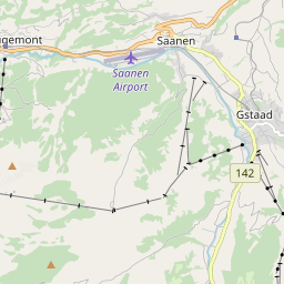 Map of Gstaad