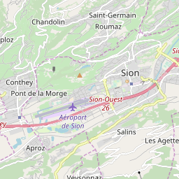 Map of Veysonnaz