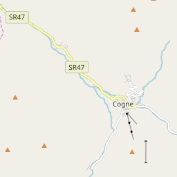 Map of Cogne