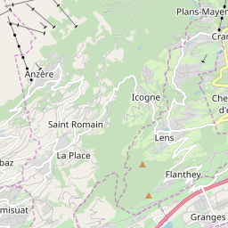 Map of Anzère