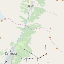 Map of Zermatt