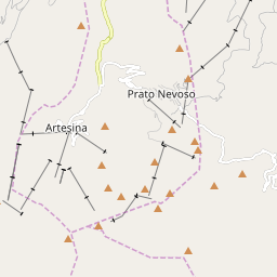 Map of Prato Nevoso