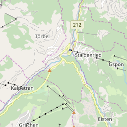 Map of Grächen