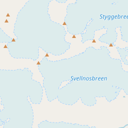 Map of Galdhøpiggen