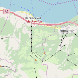 Map of Emmetten