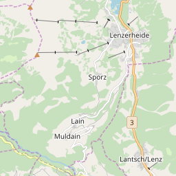 Map of Lenzerheide - Valbella