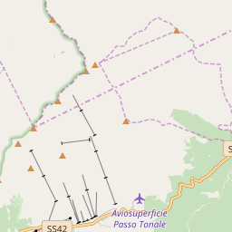 Map of Passo Tonale