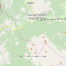 Map of Alpe di Siusi/Seiser Alm