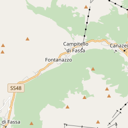 Map of Canazei di Fassa