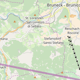 Map of Bruneck-Kronplatz