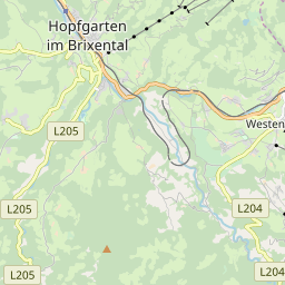 Map of Hopfgarten im Brixental