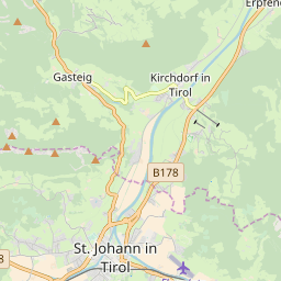 Map of St Johann in Tirol