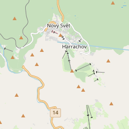 Map of Harrachov