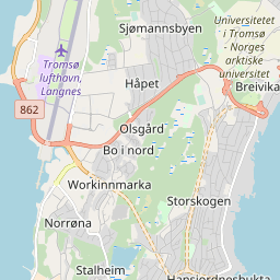 Map of Tromsø
