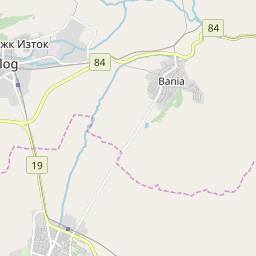 Map of Bansko