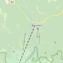 Map of Borovets