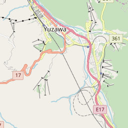 Map of Yuzawa Nakazato