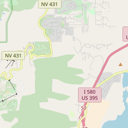 Map of Mount Rose Ski Tahoe