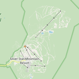 Map of Silver Star Mountain