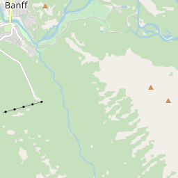 Map of Banff