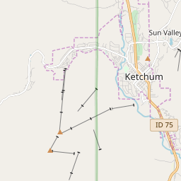 Map of Sun Valley