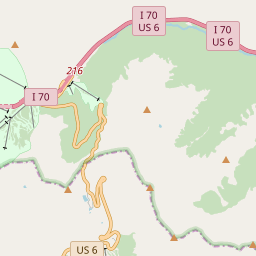 Map of Loveland Ski Area